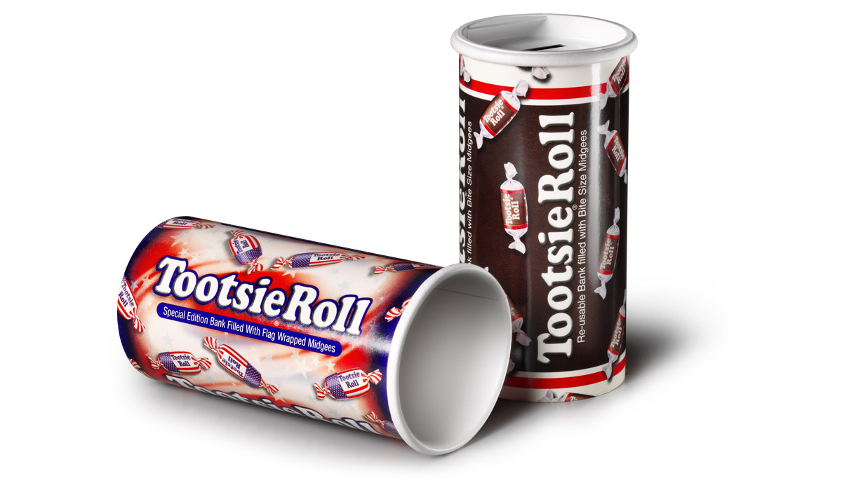 Tootsie Roll Container