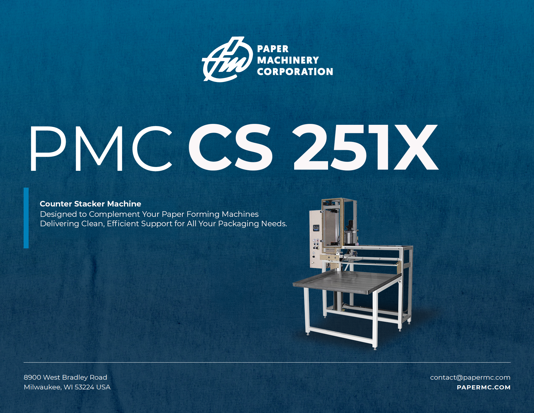 Specification Sheet for PMC CS 251X